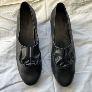 Hotter Black Donna Heels Size 11 Extra Wide